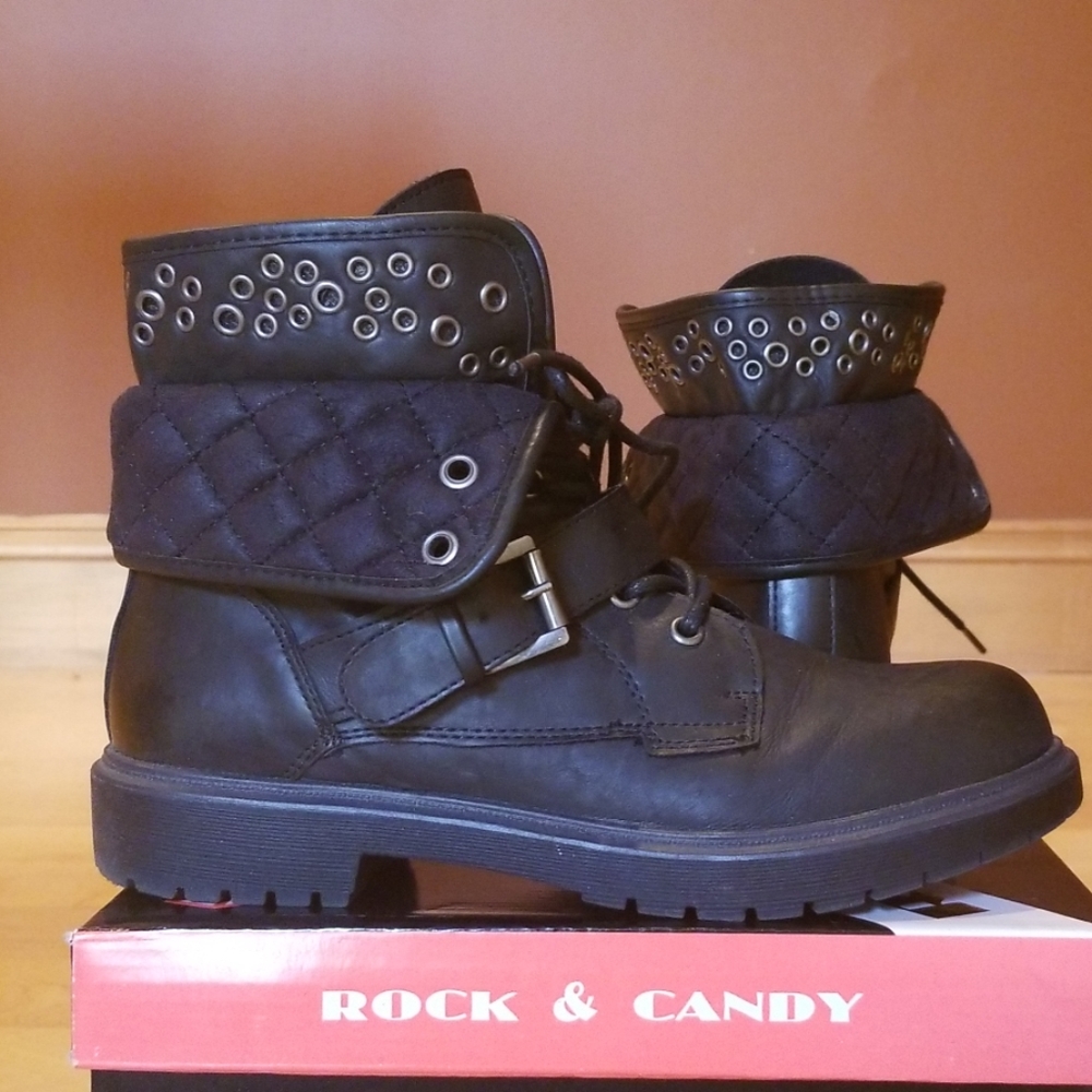 Studded Combat Boots